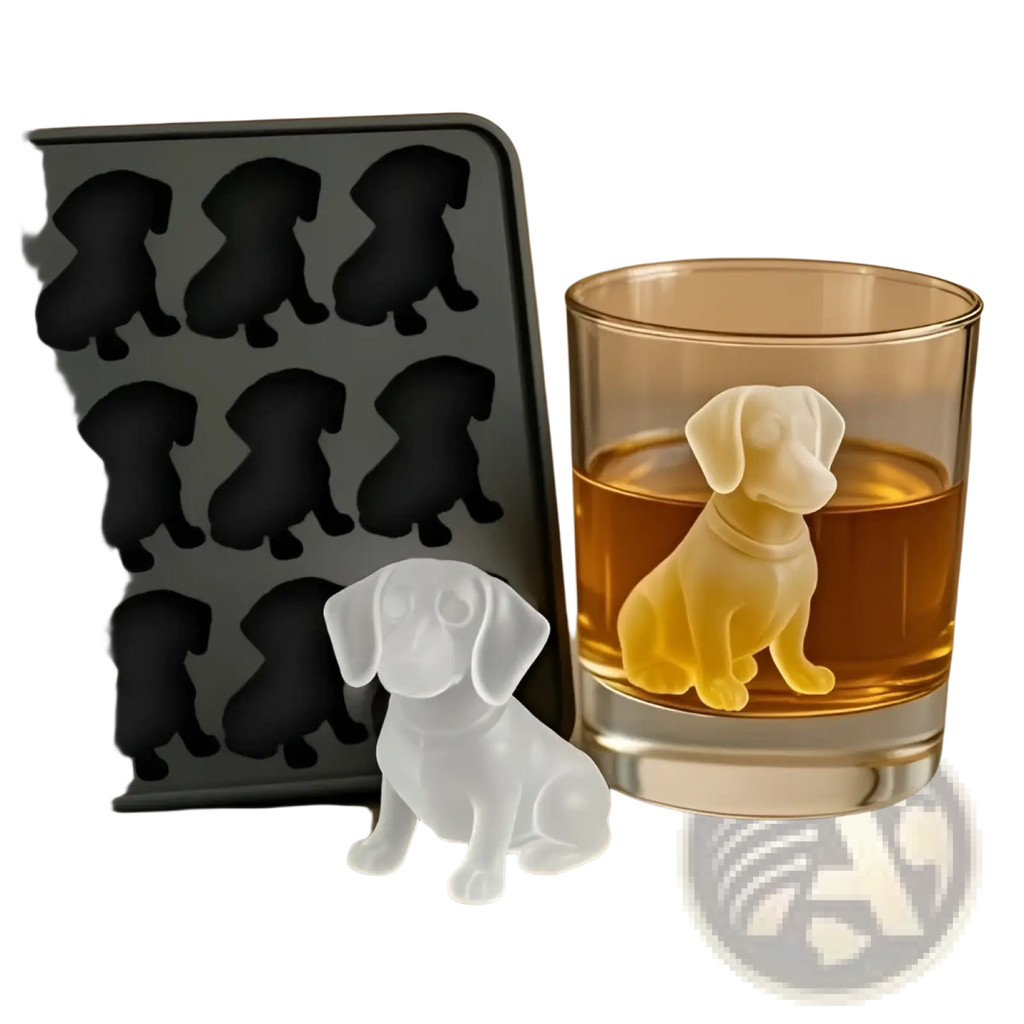 Silicone Dog and Godzilla Ice Cube Tray Mold Set