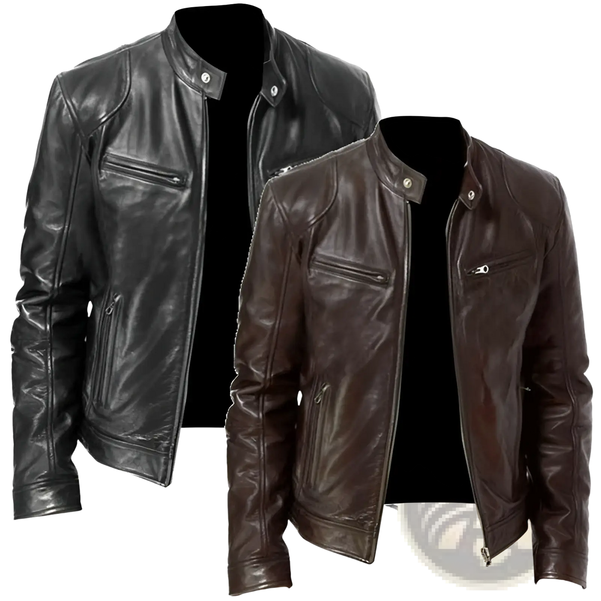 PU Leather Jacket Slim Leather Jacket