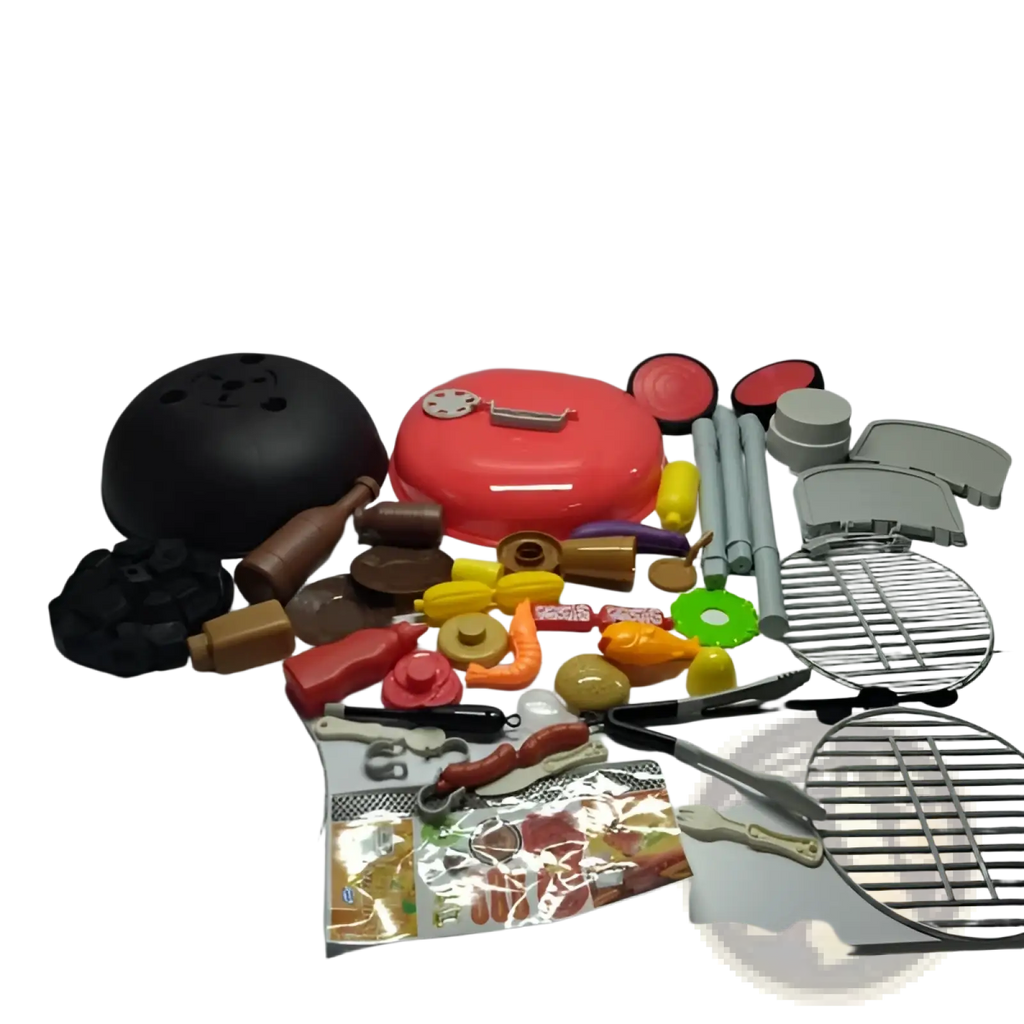 Smoking Barbecue Grill Toy with Light and Sound Ic