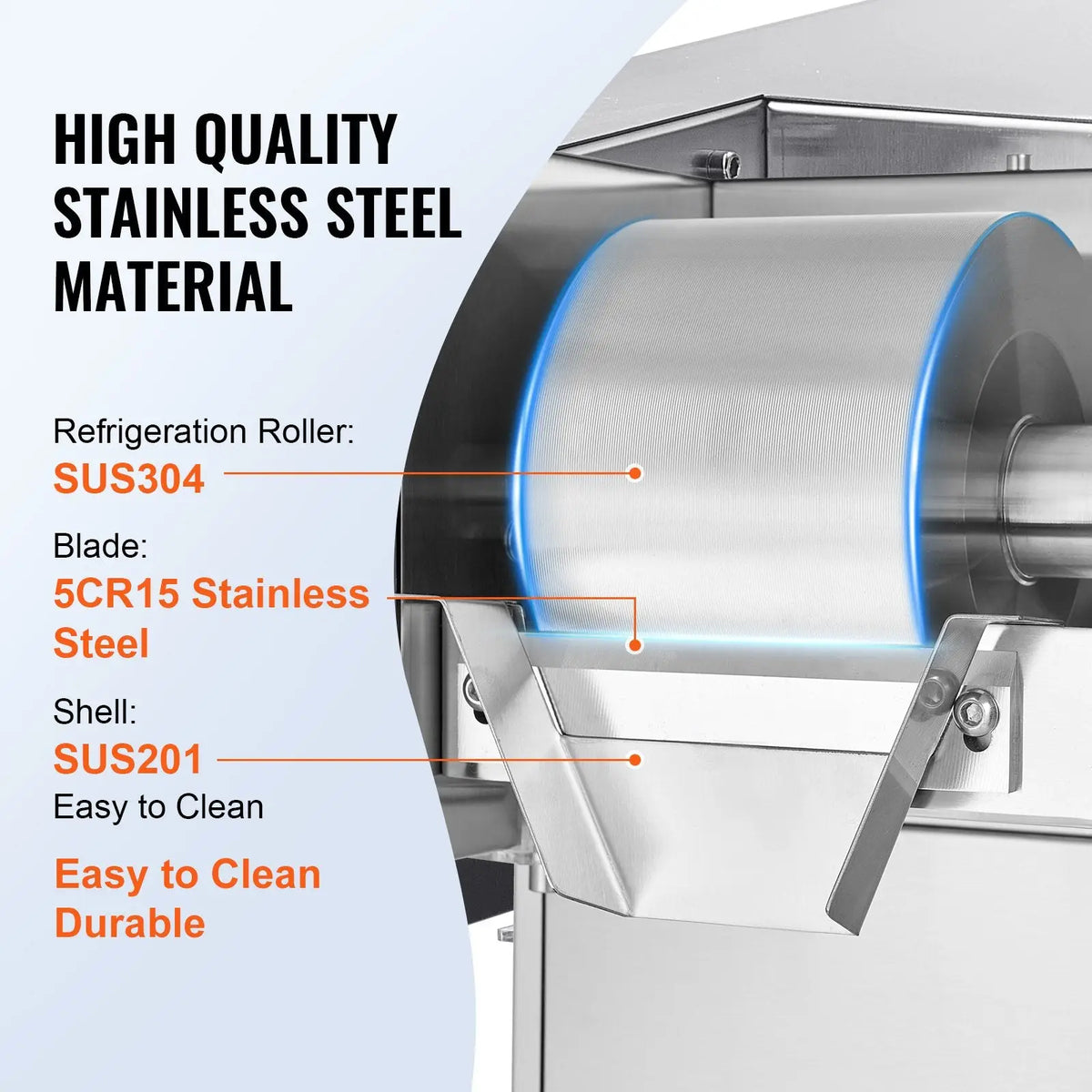 Snowflake Ice Machine 375lbs Stainless Steel Maker