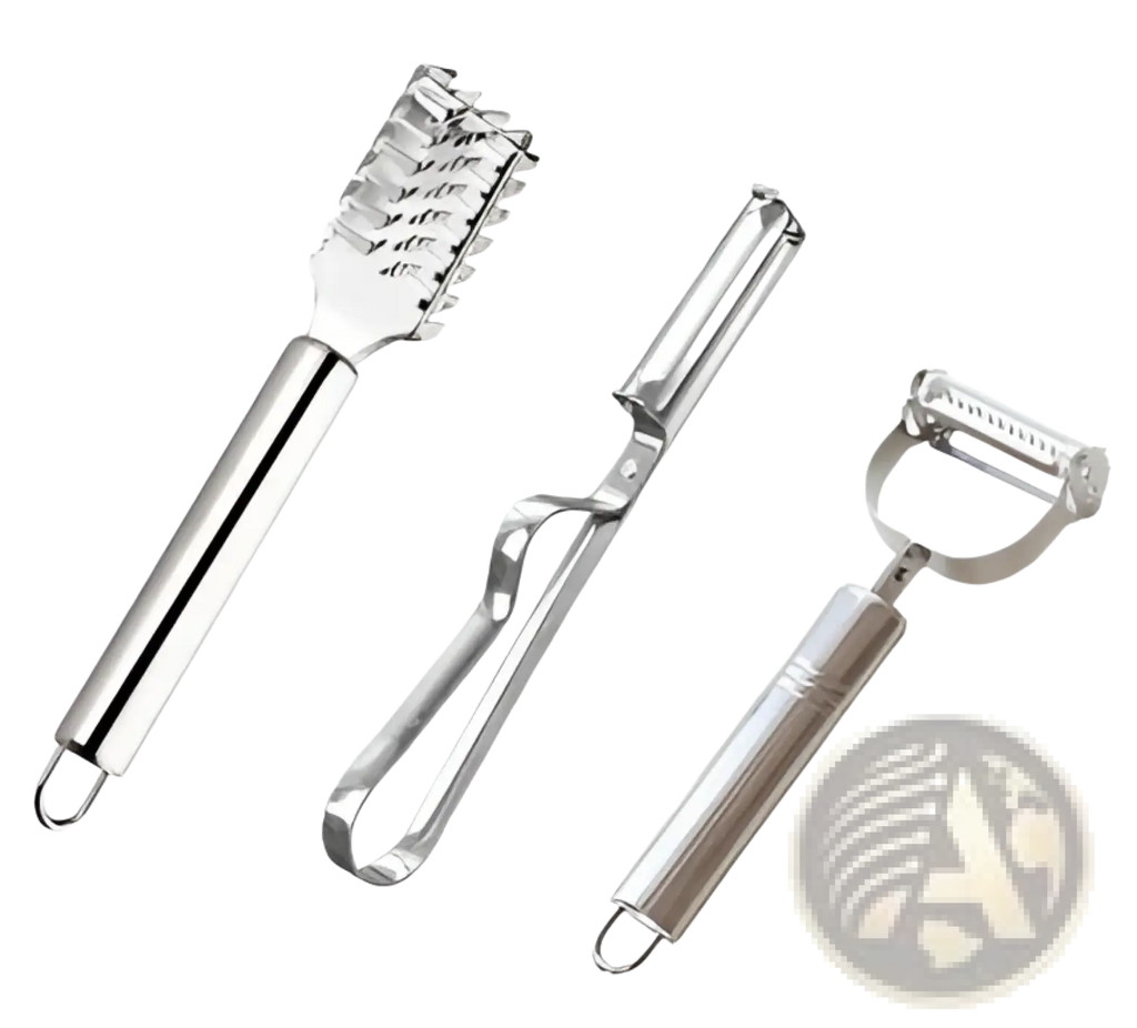 Stainless Steel 2 in 1 Potato Peeler and Julienne Grater