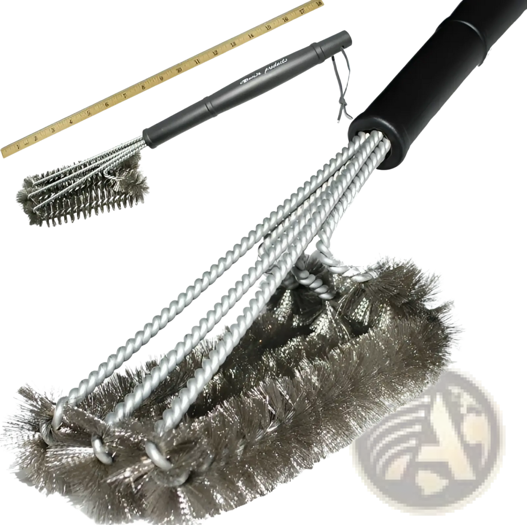 Stainless Steel Bbq Grill Brush with 360 Cleaning Power
