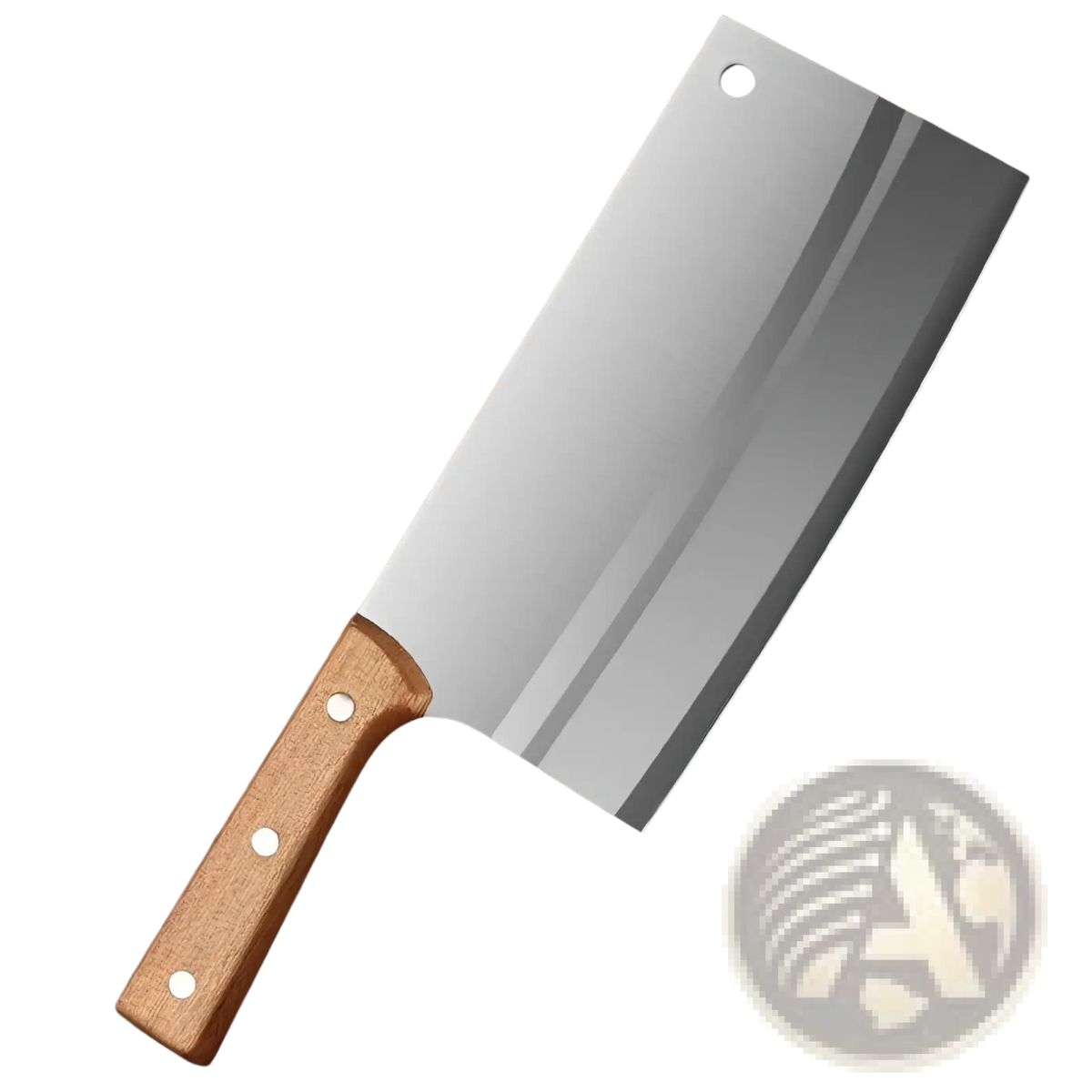 Stainless Steel Chef Knife Cleaver with Wood Handle