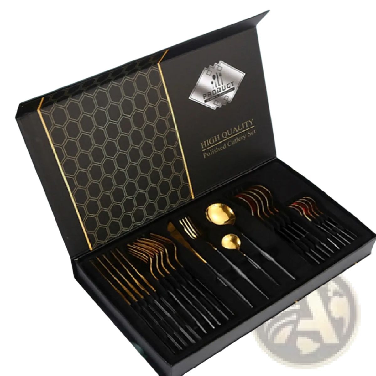 Stainless Steel Cutlery Set 24 Piece Luxury Gift Box