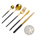 Stainless Steel Cutlery Set with Chopsticks 5pc