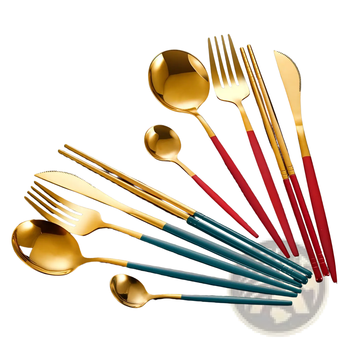 Stainless Steel Cutlery Set with Chopsticks 5pc