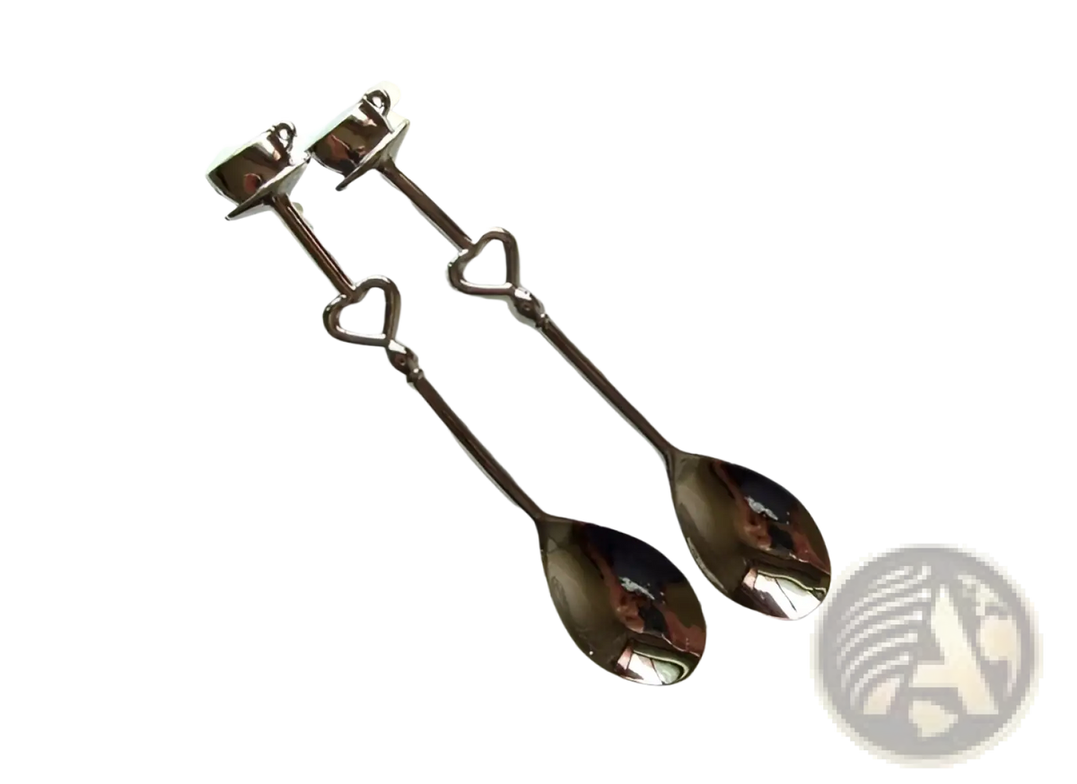 Stainless Steel Heart Coffee Spoon Gift Set