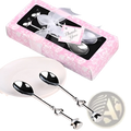 Stainless Steel Heart Coffee Spoon Gift Set