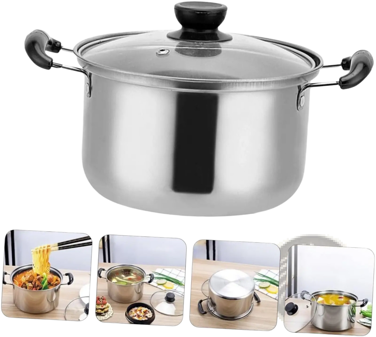 Stainless Steel Induction Cookware Set 5 Pieces