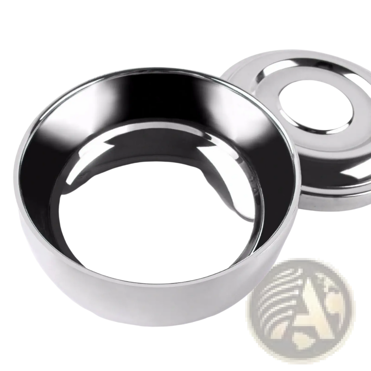 Stainless Steel Shaving Soap Bowl with Lid