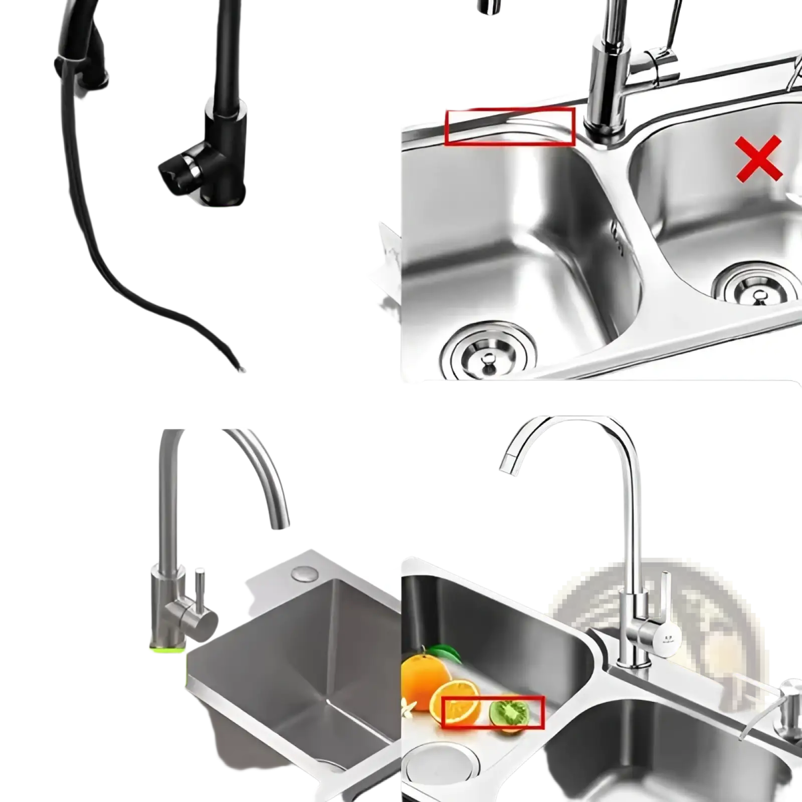 Stainless Steel Swan Sink Strainer Basket Filter
