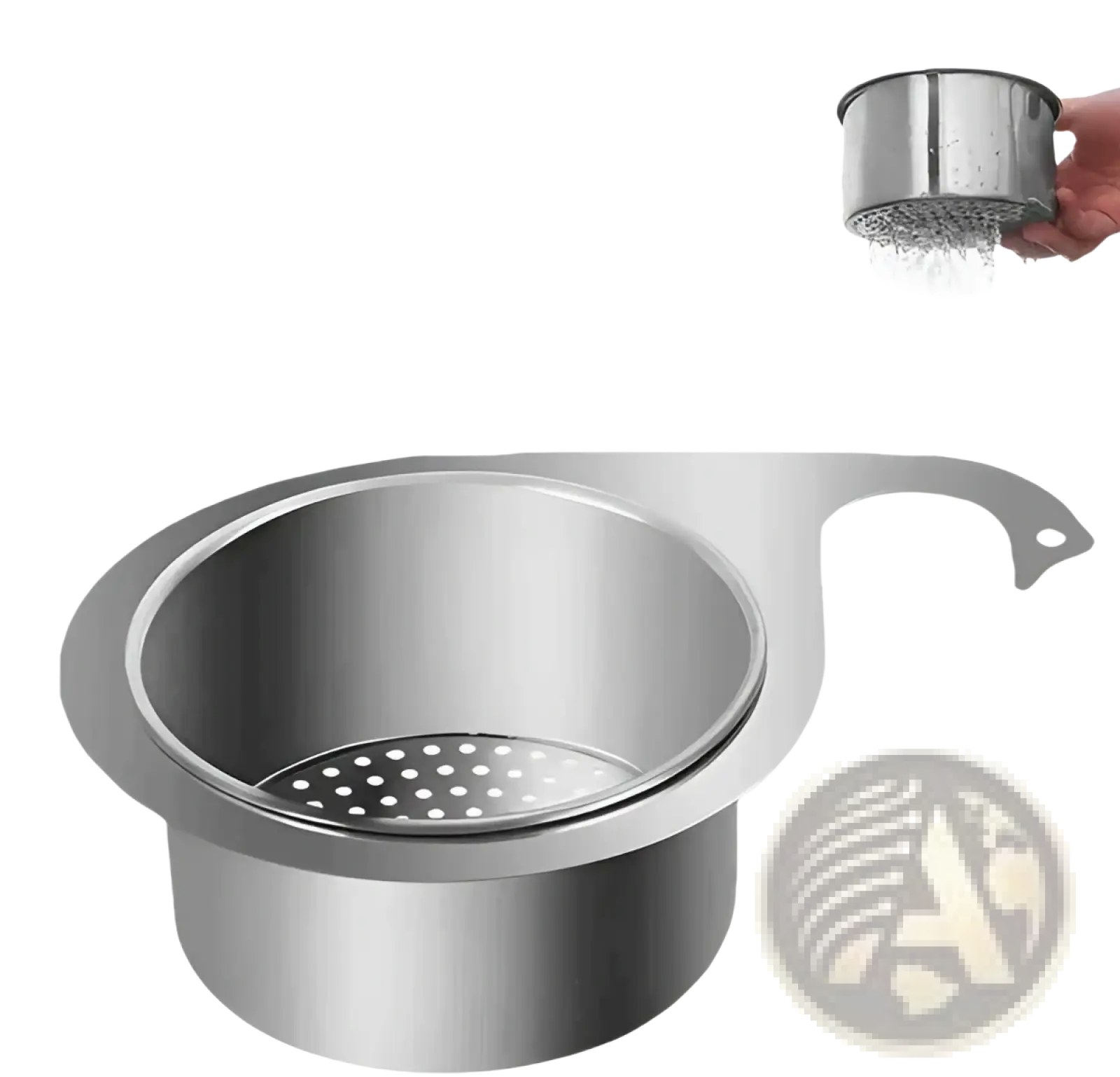 Stainless Steel Swan Sink Strainer Basket Filter