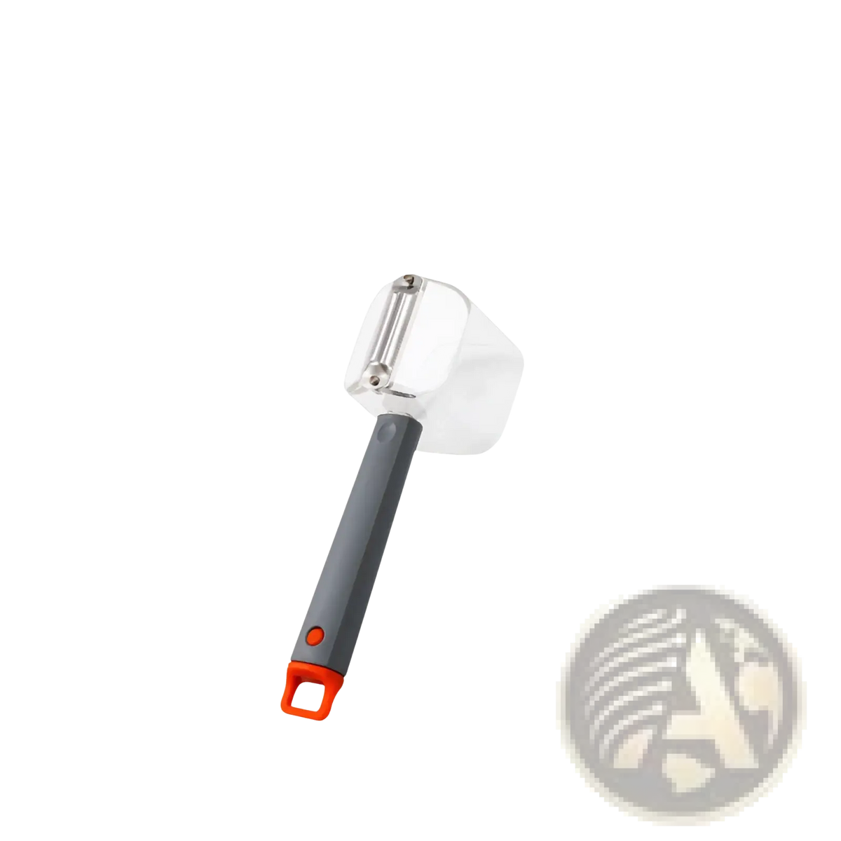 Stainless Steel Vegetable Peeler with Gray Handle