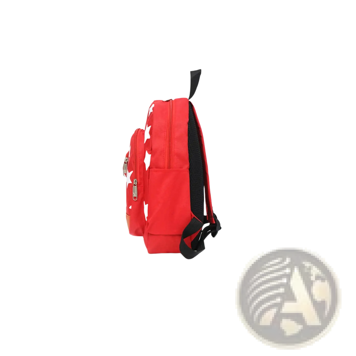 Star Print Soccer Backpack with Bear Coin Purse
