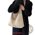 Suede Shoulder Bag Large Capacity Slouchy Tote Bag