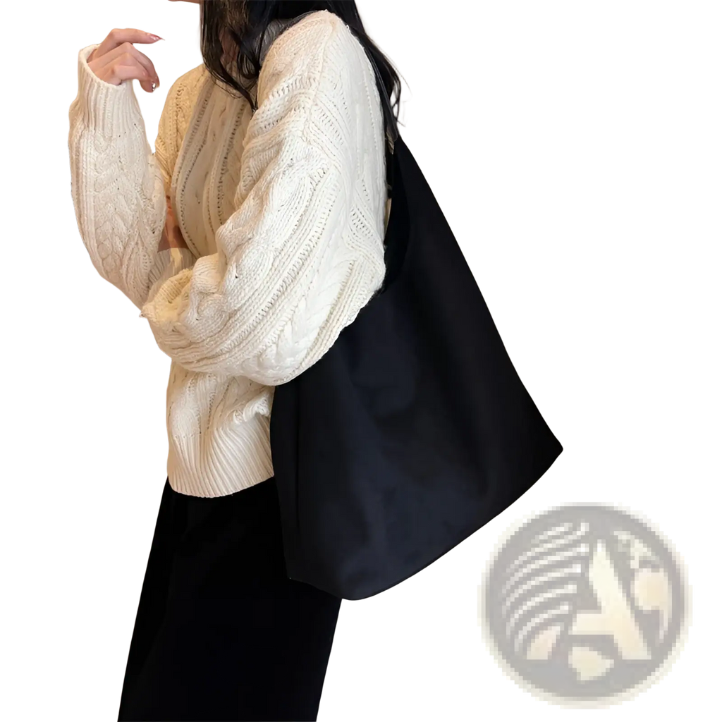 Suede Shoulder Bag Large Capacity Slouchy Tote Bag