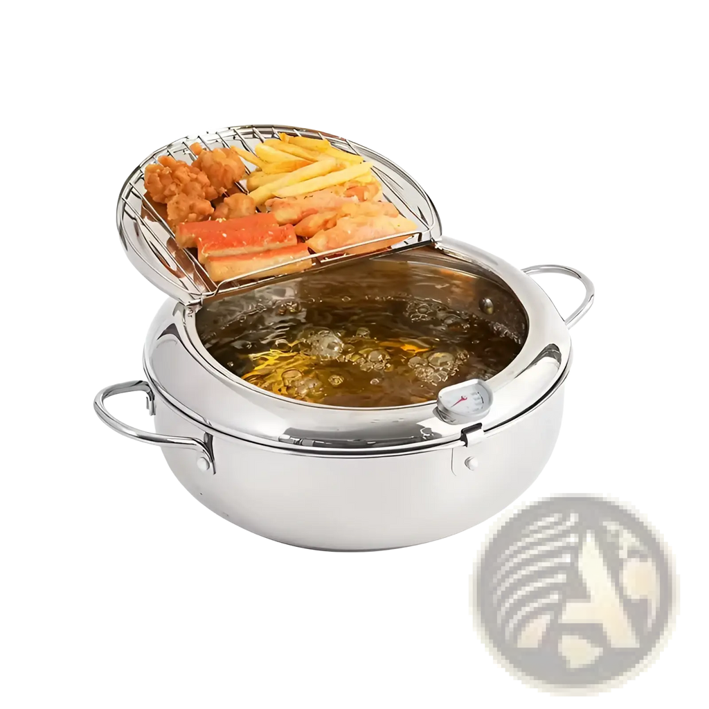 Tempura Deep Fryer 304 Stainless Steel Pot 4.2l