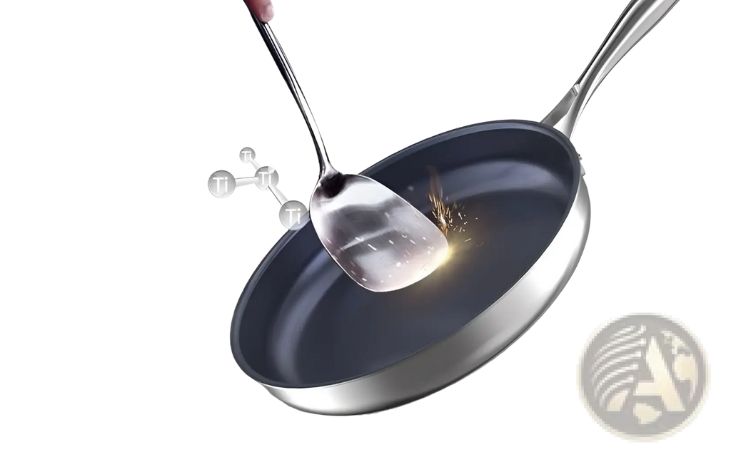 Titanium Non-stick Frying Pan 10-inch Stainless Steel