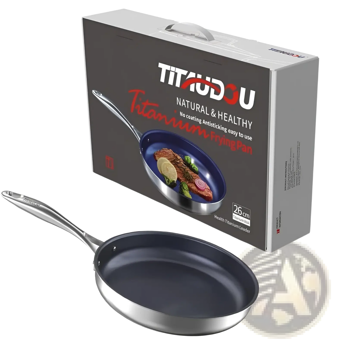 Titanium Non-stick Frying Pan 10-inch Stainless Steel