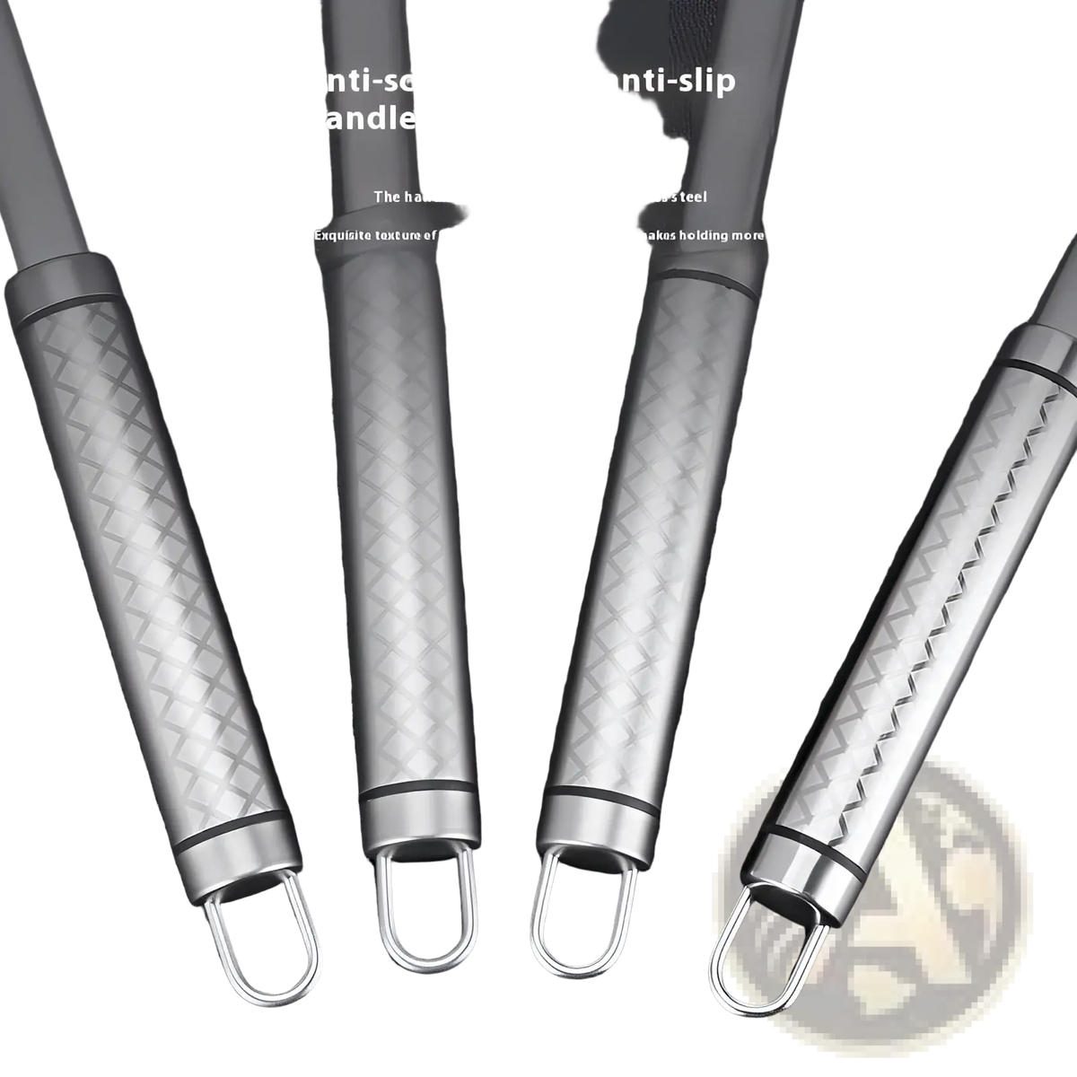 Titanium Wok Spatula and Kitchen Utensil Set