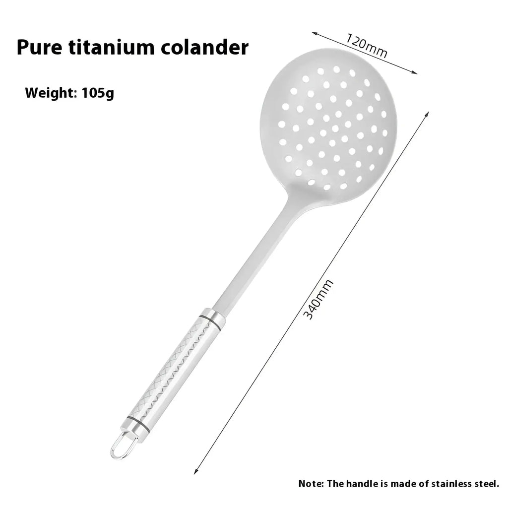 Titanium Wok Spatula and Kitchen Utensil Set