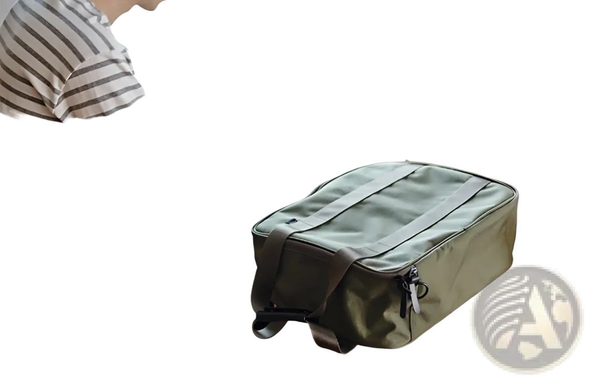 Travel Bag Cotton Canvas Storage Cube Organizer