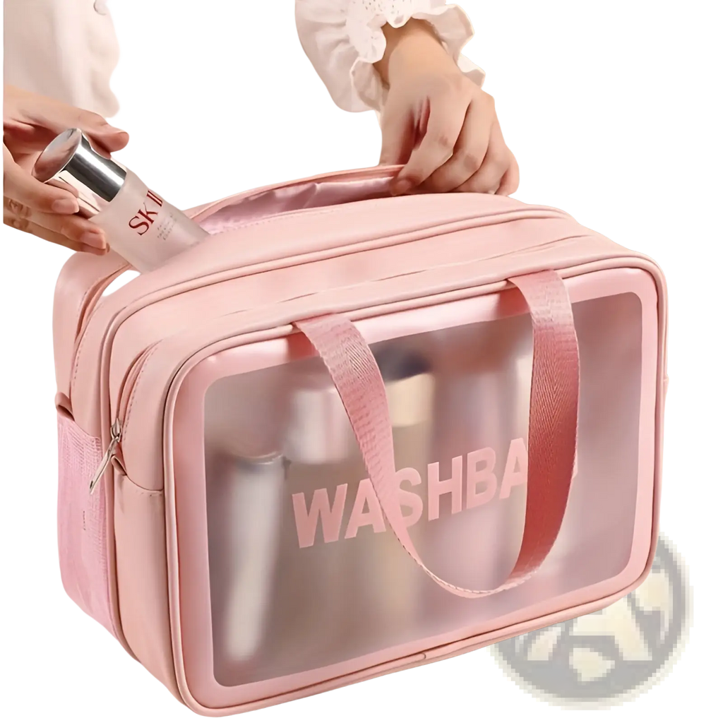Travel Makeup Bag Dry Wet Separation Wash Organizer