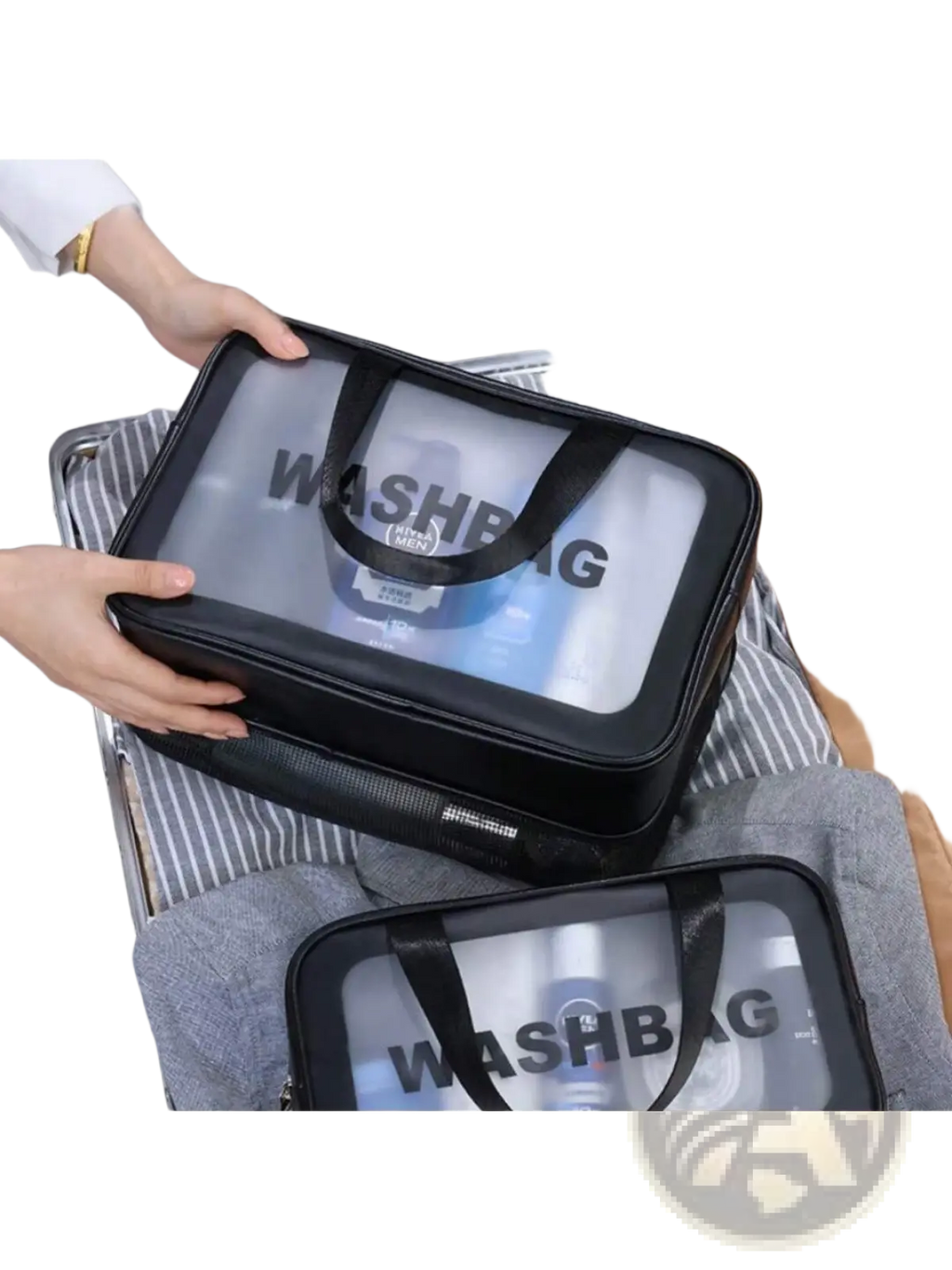 Travel Makeup Bag Dry Wet Separation Wash Organizer