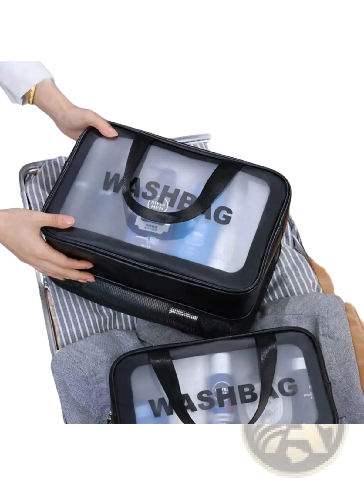 Travel Makeup Bag Dry Wet Separation Wash Organizer
