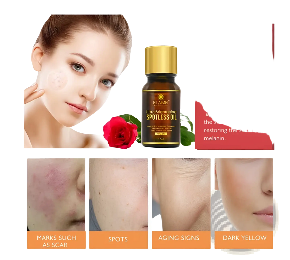 Ultra Brightening Spotless Oil 10ml for Dark Spots