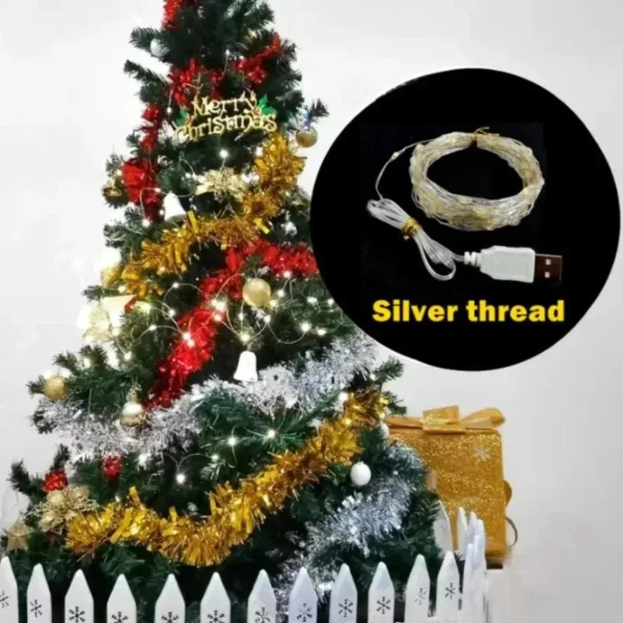 USB LED String Lights | Waterproof Copper Wire Fairy Garland