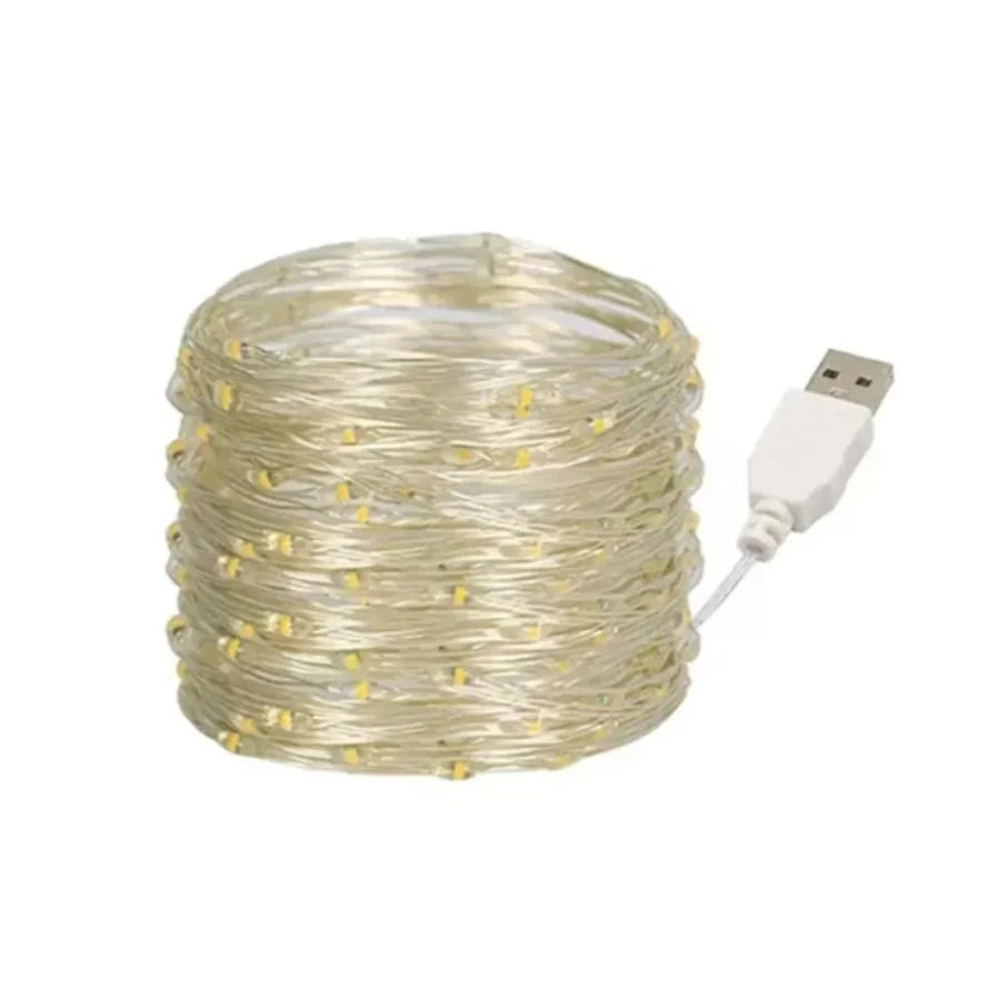 USB LED String Lights | Waterproof Copper Wire Fairy Garland