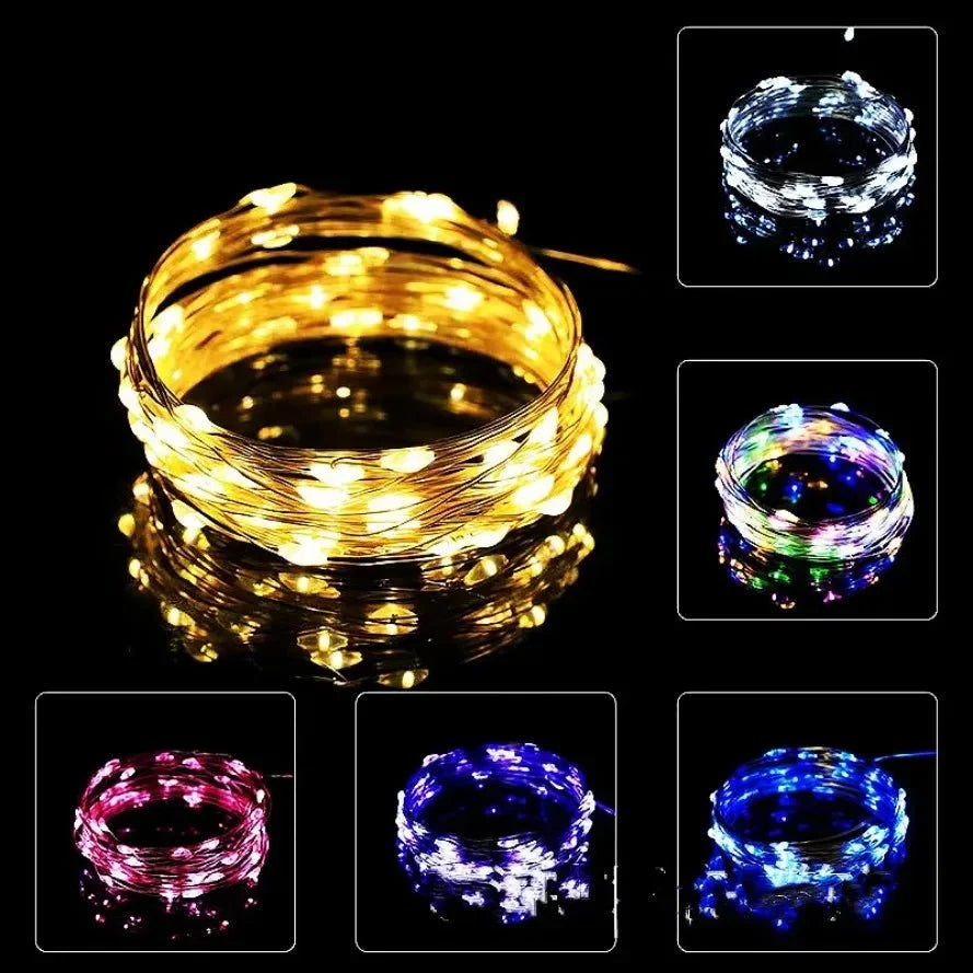 USB LED String Lights | Waterproof Copper Wire Fairy Garland