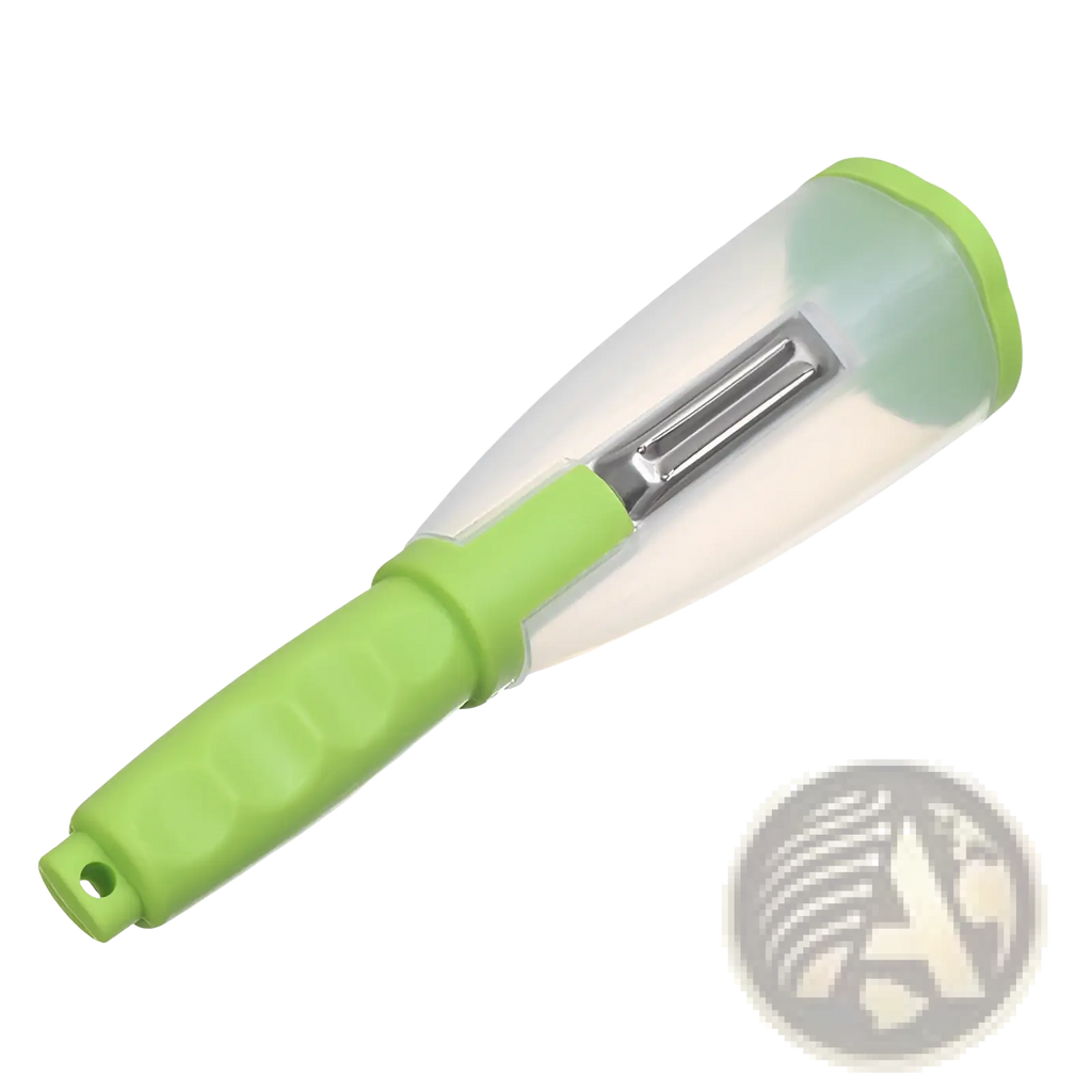 Vegetable Peeler with Storage Box and Stainless Blade