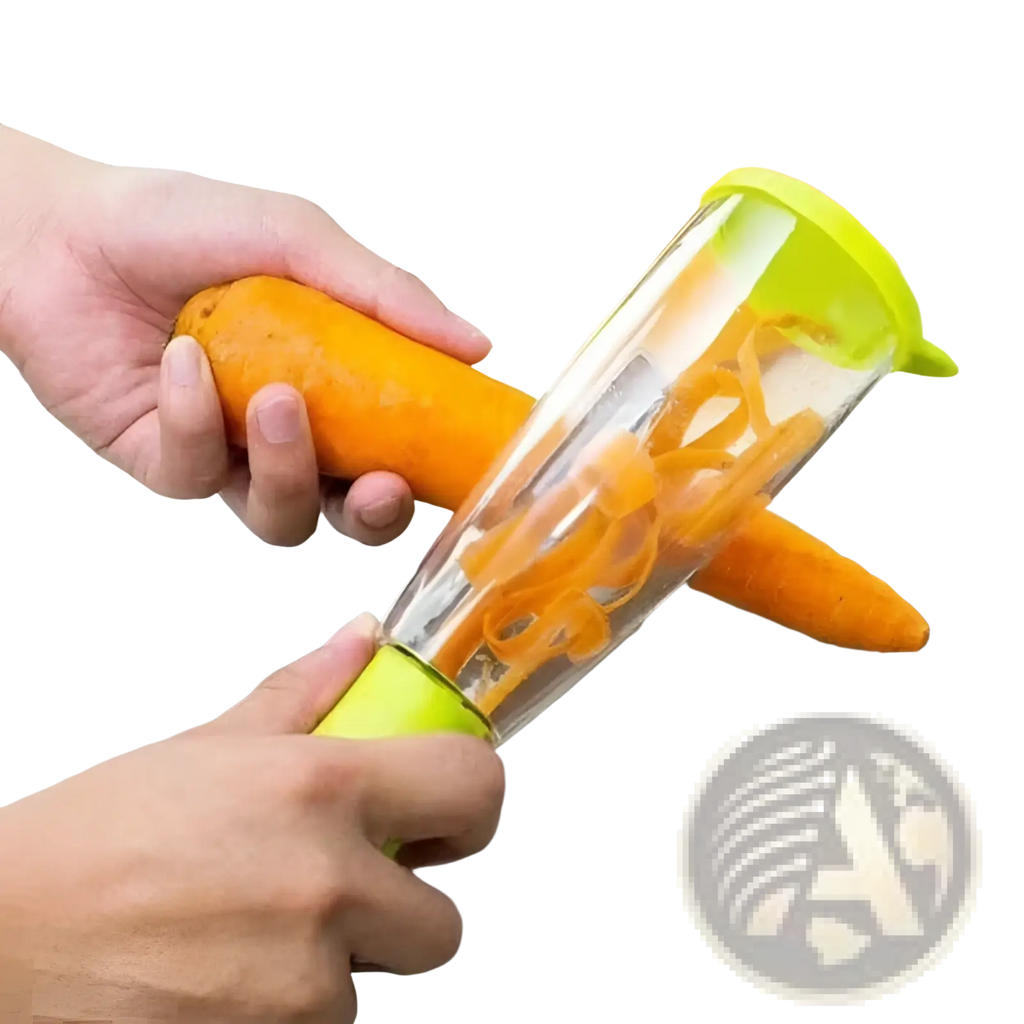 Vegetable Peeler with Storage Box and Stainless Blade