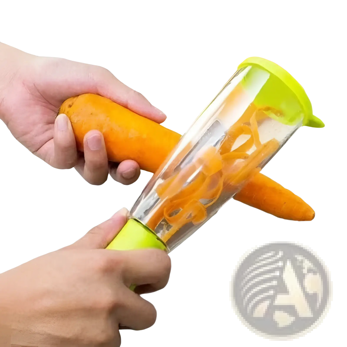 Vegetable Peeler with Storage Box and Stainless Blade