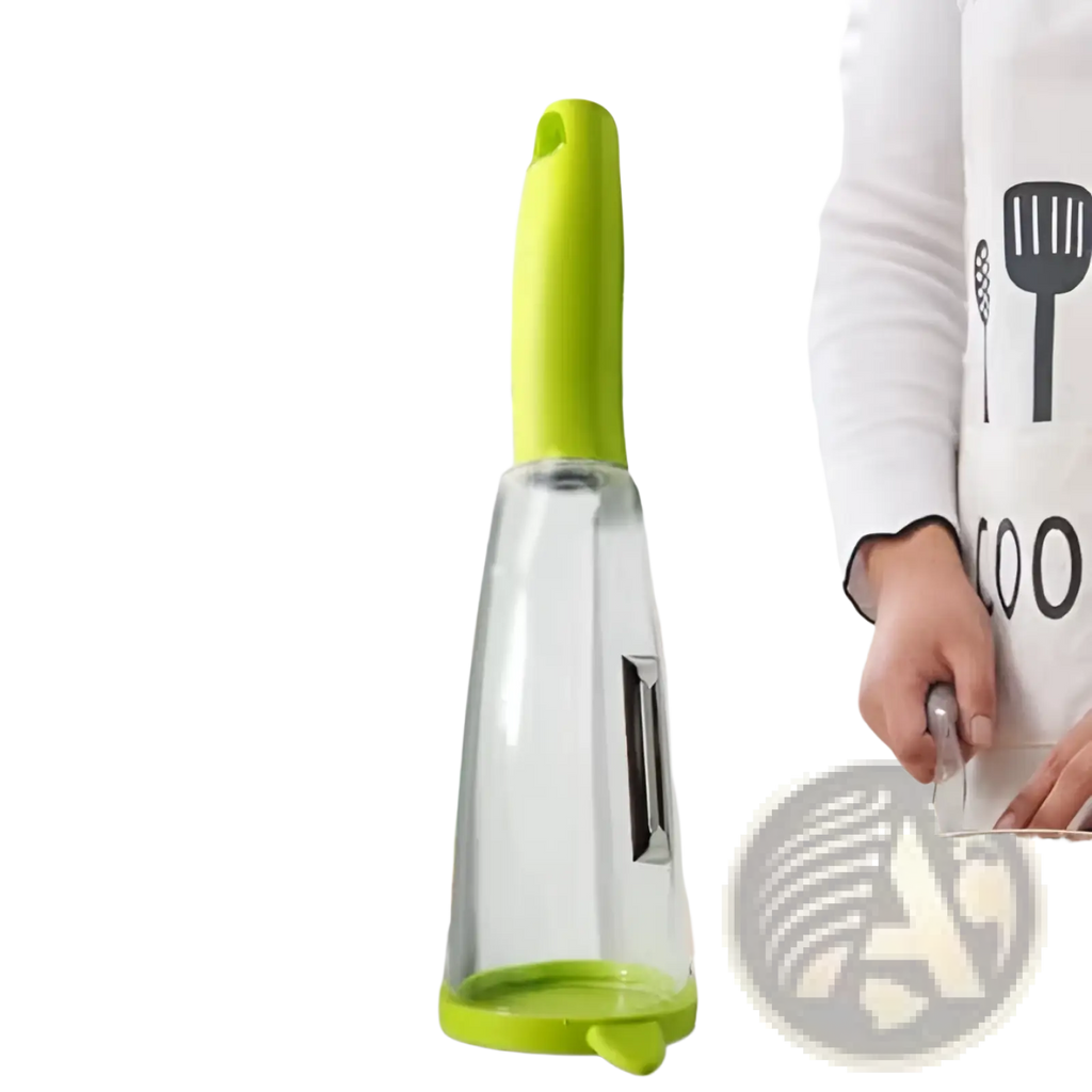 Vegetable Peeler with Storage Box and Stainless Blade