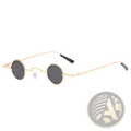 Vintage Small Round Metal Sunglasses with Uv400 Protection