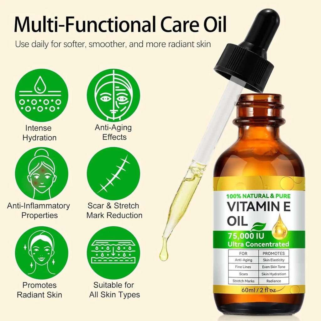 Vitamin e Oil 75,000 Iu Ultra Concentrated 60ml