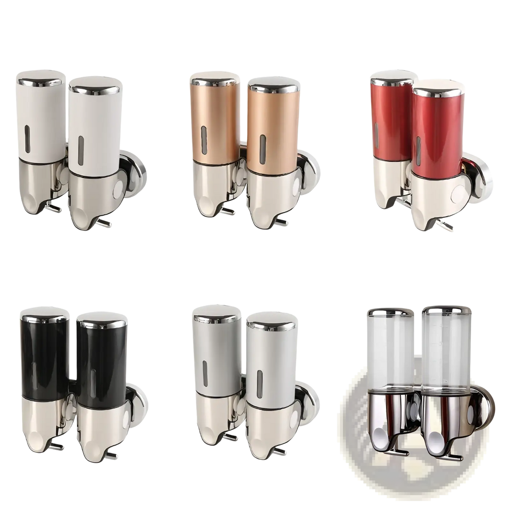 Wall Mounted Soap Dispenser Chrome Abs Pump