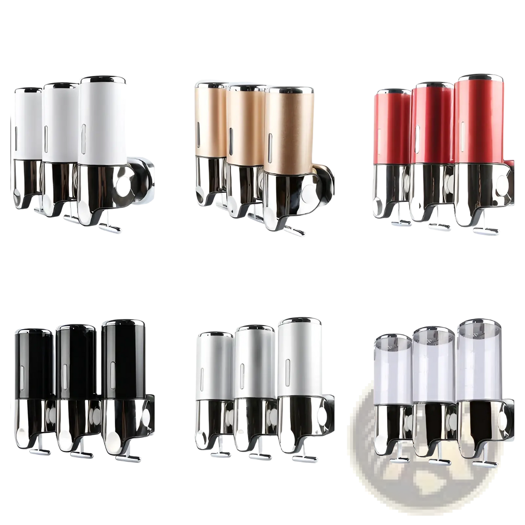 Wall Mounted Soap Dispenser Chrome Abs Pump