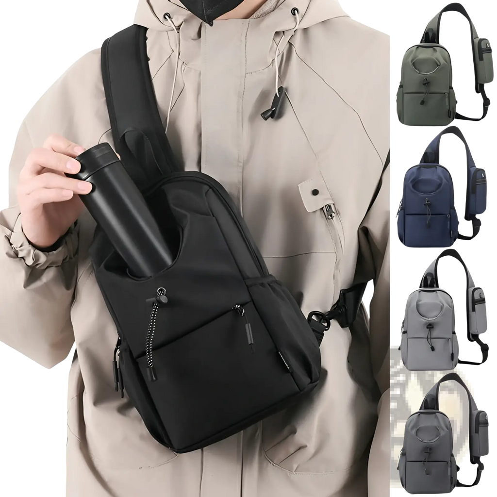 Waterproof Men's Oxford Cloth Minimalist Crossbody Chest Bag