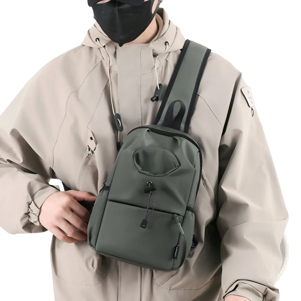 Waterproof Men's Oxford Cloth Minimalist Crossbody Chest Bag