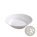 White Dinner Plates Set of 6 Ceramic 9.5 Inch Bowls