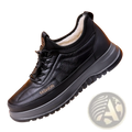 Winter Fleece Lined Leather Sneakers for Men