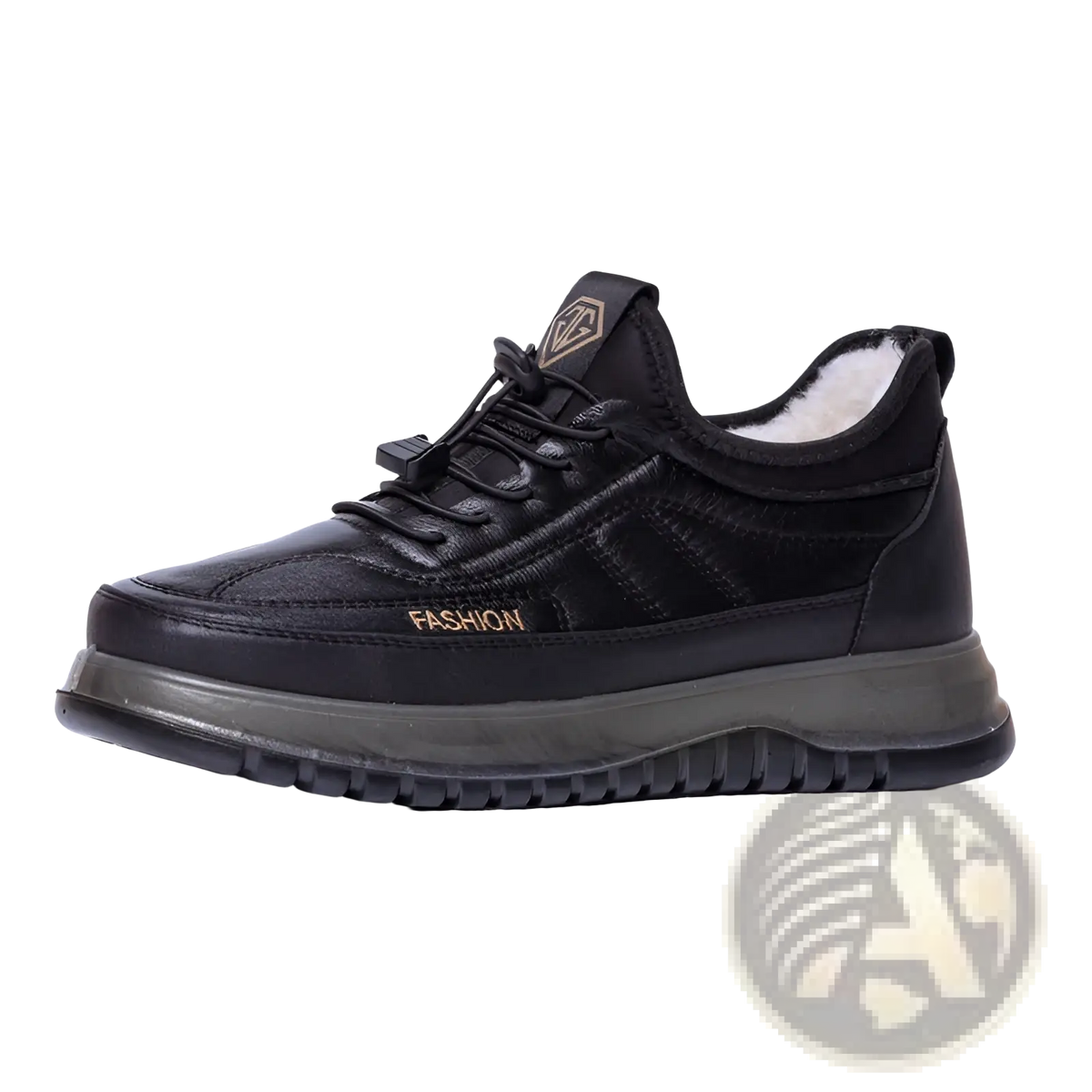 Winter Fleece Lined Leather Sneakers for Men