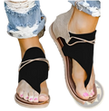 Women Sandals Animal Print Flat Thong Strappy Shoes
