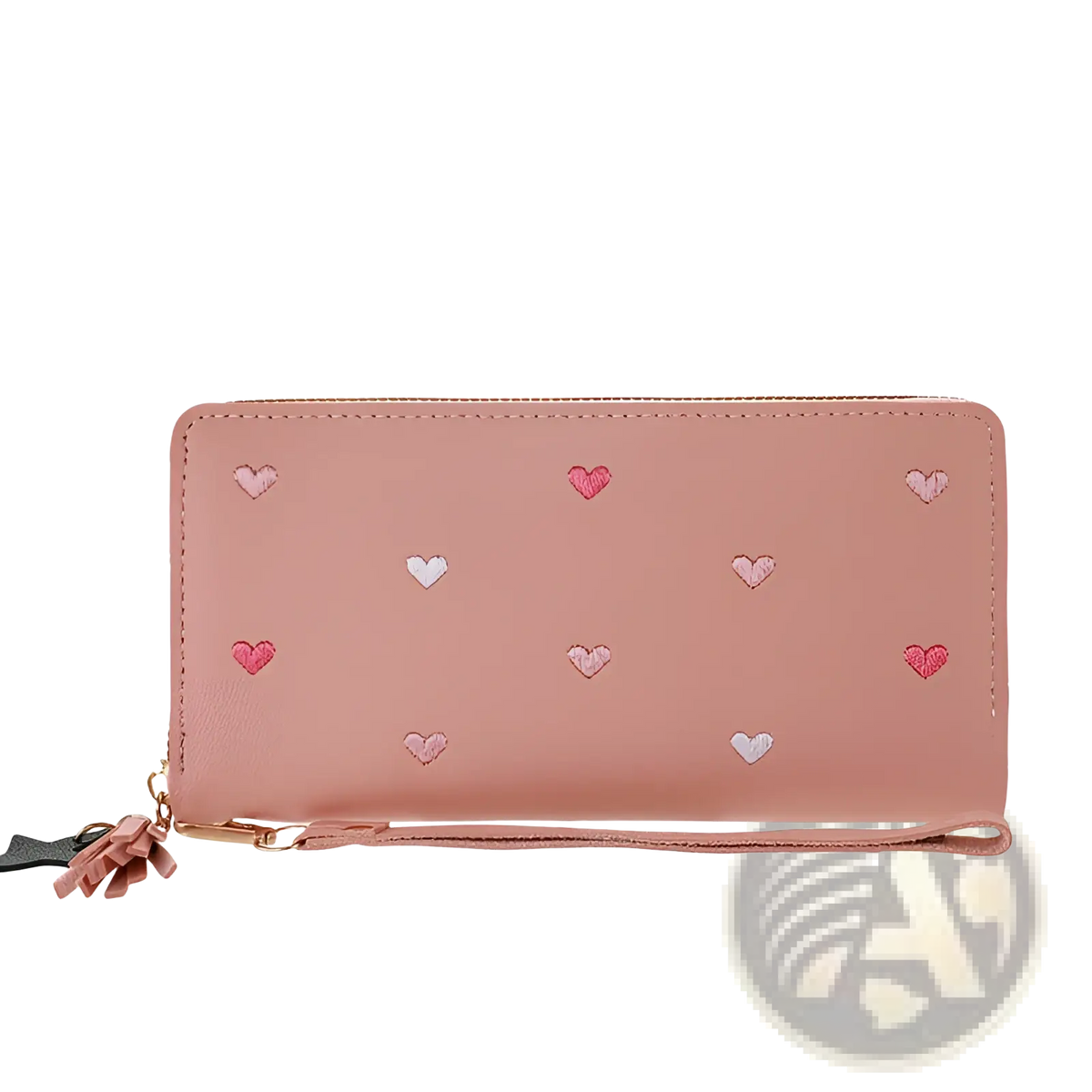 Women's Heart Pattern Leather Large Capacity Wallet