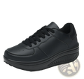 Women's Platform Sneakers Leather Mesh Sports Shoes