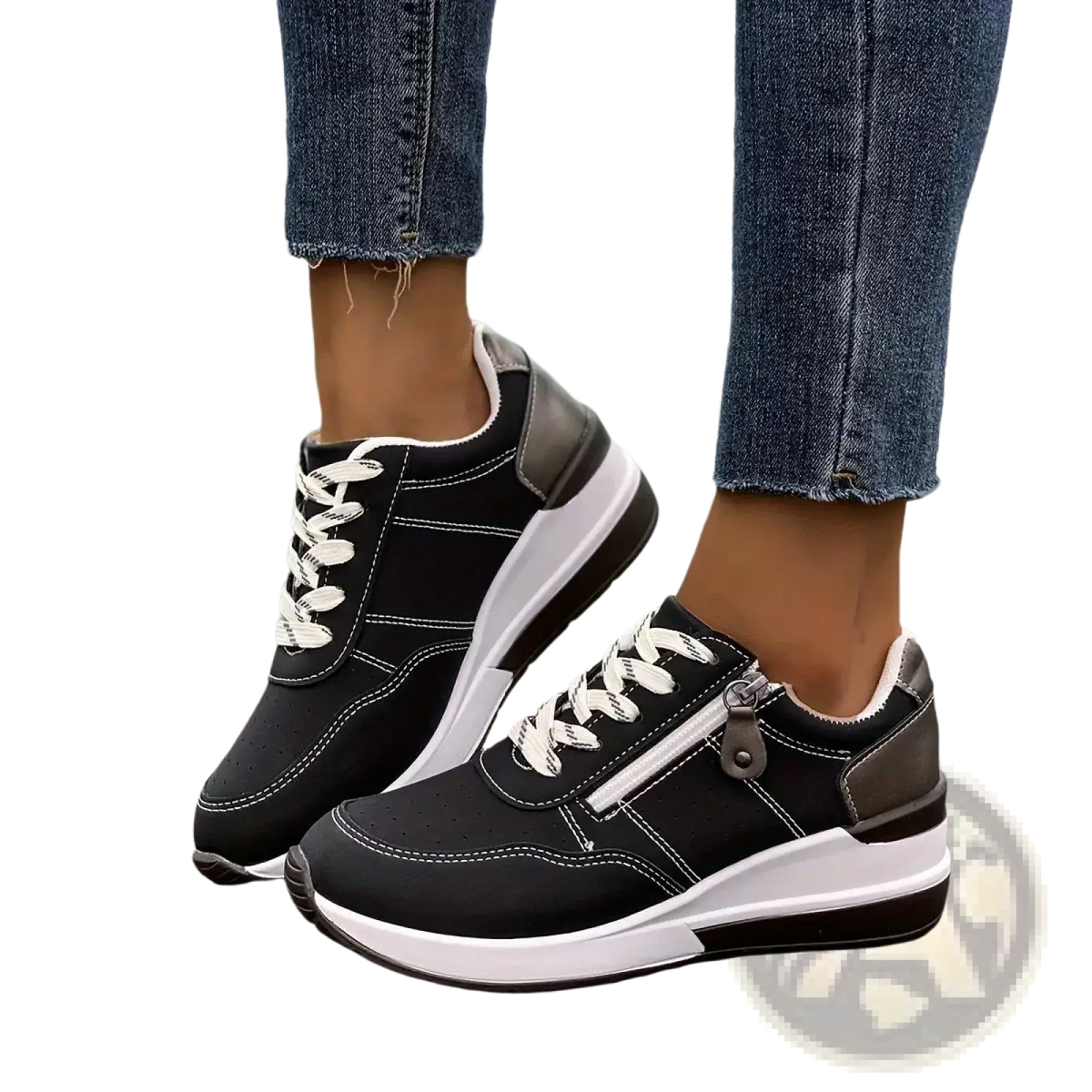 Women's Platform Sneakers Synthetic Leather Casuals